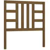vidaXL Tête de lit Marron miel 106x4x100 cm Bois massif de pin