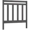vidaXL Tête de lit Gris 96x4x100 cm Bois massif de pin