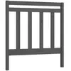 vidaXL Tête de lit Gris 81x4x100 cm Bois massif de pin