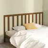 vidaXL Tête de lit Marron miel 206x4x100 cm Bois massif de pin