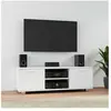 vidaXL Meuble TV Blanc 120x40,5x35 cm Bois d'ingénierie
