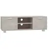 vidaXL Meuble TV Gris béton 120x40,5x35 cm Bois d'ingénierie