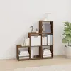 vidaXL Bibliothèque escalier Chêne marron 107 cm Bois d'ingénierie