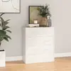 vidaXL Buffet avec 4 tiroirs 60x30,5x71 cm Blanc brillant