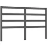 vidaXL Tête de lit Gris 166x4x100 cm Bois massif de pin