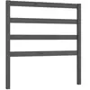 vidaXL Tête de lit Gris 96x4x100 cm Bois massif de pin