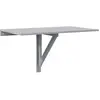vidaXL Table murale pliable Sonoma gris 100x60x56 cm Bois d'ingénierie