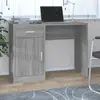 vidaXL Bureau avec tiroir et armoire Sonoma gris 100x40x73 cm