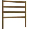 vidaXL Tête de lit Marron miel 106x4x100 cm Bois massif de pin