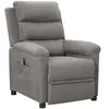 vidaXL Vidaxl Fauteuil Inclinable Électrique Gris Clair Tissu