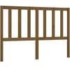 vidaXL Tête de lit Marron miel 146x4x100 cm Bois massif de pin