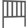 vidaXL Tête de lit Gris 96x4x100 cm Bois massif de pin