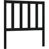 vidaXL Tête de lit Noir 96x4x100 cm Bois massif de pin