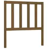 vidaXL Tête de lit Marron miel 106x4x100 cm Bois massif de pin