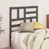 vidaXL Tête de lit Gris 106x4x104 cm Bois massif de pin