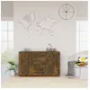 vidaXL Buffet Chêne fumé 120x36x69 cm Bois d'ingénierie