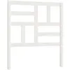 vidaXL Tête de lit Blanc 96x4x104 cm Bois massif de pin