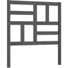vidaXL Tête de lit Gris 81x4x104 cm Bois massif de pin