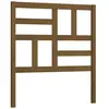 vidaXL Tête de lit Marron miel 81x4x104 cm Bois massif de pin