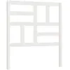 vidaXL Tête de lit Blanc 81x4x104 cm Bois massif de pin