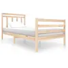 vidaXL Cadre de lit bois massif 100x200 cm
