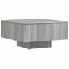vidaXL Table basse Sonoma gris 60x60x31,5 cm Bois d'ingénierie