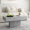vidaXL Table basse Sonoma gris 96x50x45 cm Bois d'ingénierie