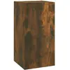 vidaXL Meuble TV Chêne fumé 30,5x30x60 cm Bois d'ingénierie
