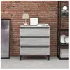 vidaXL Buffet Sonoma gris 60x35x69 cm Bois d'ingénierie