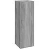 vidaXL Meuble TV Sonoma gris 30,5x30x90 cm Bois d'ingénierie