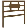 vidaXL Tête de lit Marron miel 80,5x4x100 cm Bois massif de pin