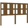 vidaXL Tête de lit Marron miel 145,5x4x100 cm Bois massif de pin