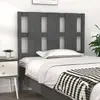 vidaXL Tête de lit Gris 105,5x4x100 cm Bois massif de pin