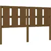 vidaXL Tête de lit Marron miel 155,5x4x100 cm Bois massif de pin