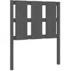 vidaXL Tête de lit Gris 80,5x4x100 cm Bois massif de pin