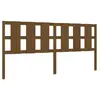 vidaXL Tête de lit Marron miel 205,5x4x100 cm Bois massif de pin