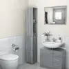 vidaXL Armoire de bain sonoma gris 25x26,5x170 cm bois d'ingénierie