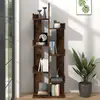 vidaXL Bibliothèque 48x25,5x140 cm Chêne fumé Bois d'ingénierie