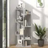 Vidaxl - Bibliothèque 48x25,5x140 cm Sonoma gris Bois d'ingénierie