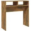 vidaXL Table console Chêne fumé 78x30x80 cm Bois d'ingénierie