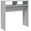 vidaXL Table console Sonoma gris 78x30x80 cm Bois d'ingénierie