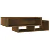 vidaXL Table basse Chêne fumé 105x55x32 cm Bois d'ingénierie