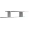 vidaXL Étagère TV murale Sonoma gris 125x18x23 cm Bois d'ingénierie