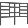 vidaXL Tête de lit Gris 166x4x104 cm Bois massif de pin