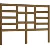 vidaXL Tête de lit Marron miel 156x4x104 cm Bois massif de pin