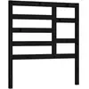 vidaXL Tête de lit Noir 81x4x104 cm Bois massif de pin