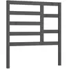 vidaXL Tête de lit Gris 96x4x104 cm Bois massif de pin