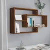 vidaXL Étagère murale Chêne marron 104x20x58,5 cm Bois ingénierie