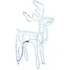 vidaXL Renne de Noël Blanc froid 76x42x87 cm