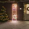 Figurine Père Noël sur échelle pliable avec 552 led 50x200 cm Vidaxl n/a